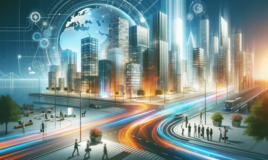 Rozwój biznesu w pomorskim: nowoczesne biurowce w Gdańsku, innowacyjne start-upy w Sopocie, lokalne inicjatywy w regionie.