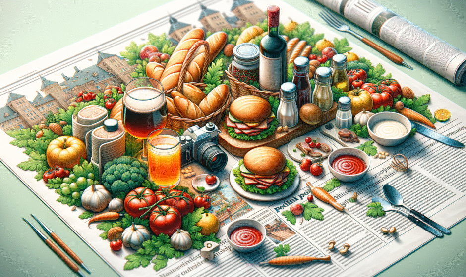 Smakowite potrawy regionalne z Pomorza, z widokiem na Gdańsk, przedstawiające kulinaria województwa pomorskiego i lokalne wydarzenia.