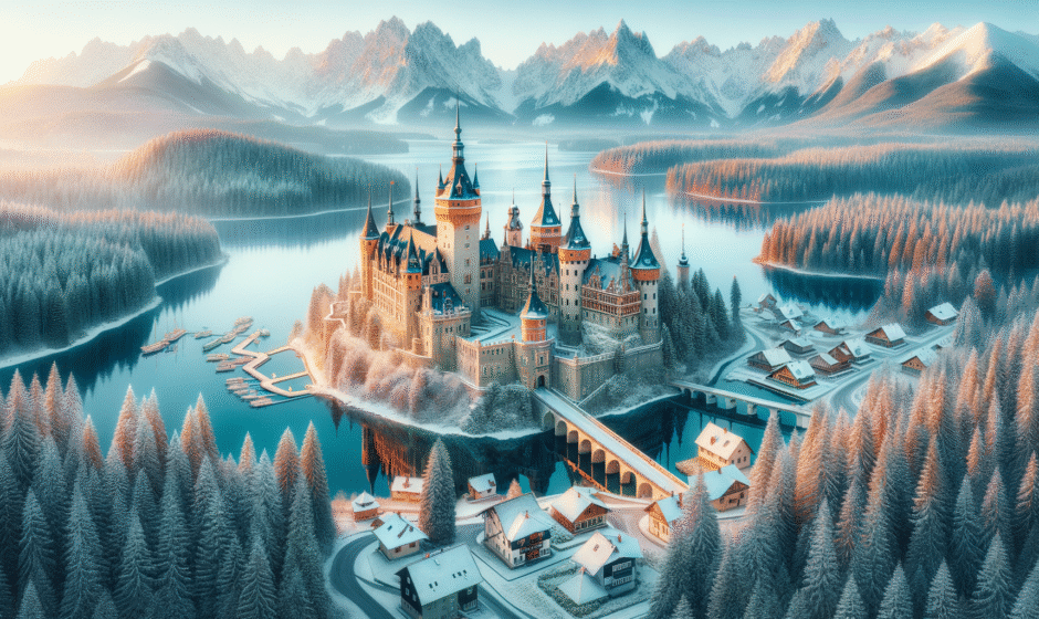 Malowniczy widok na plażę w Sopocie, województwo pomorskie, z turystami spacerującymi wzdłuż wybrzeża, idealny w kontekście turystyki w regionie.